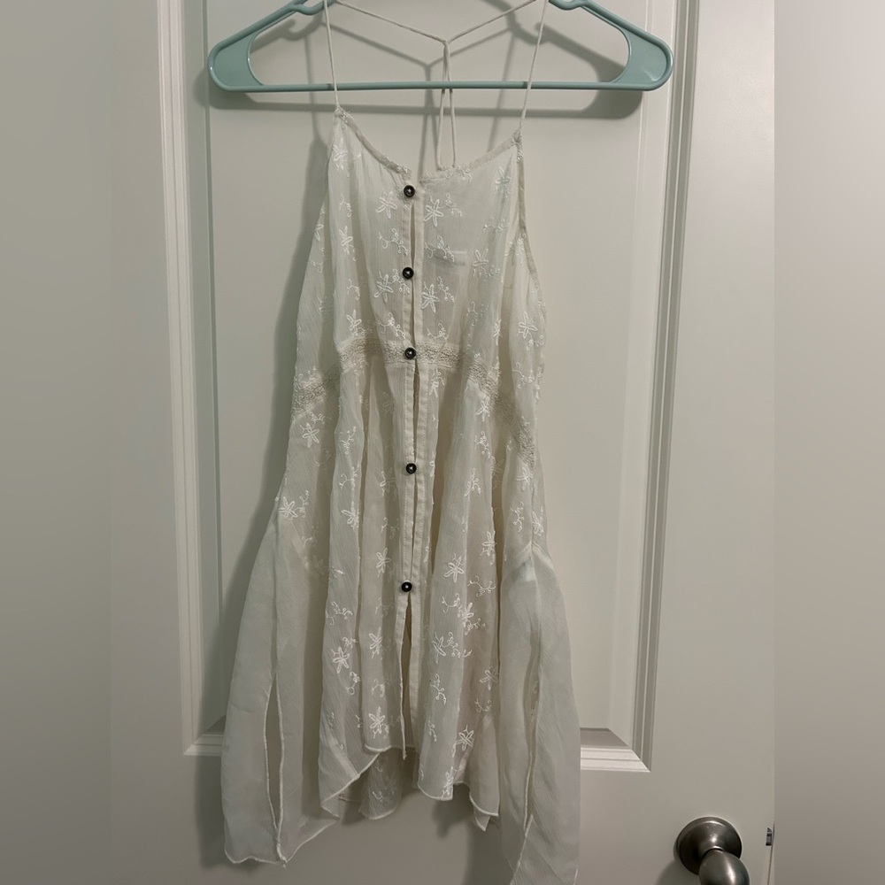 Abercrombie and Fitch babydoll bohemian top Y2k
